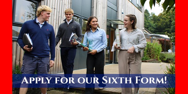 Apply for our Sixth Form today!